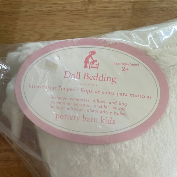 Pottery Barn Kids DOLL BEDDING Set includes Comforter Pillow and Bag - Picture 3 of 5